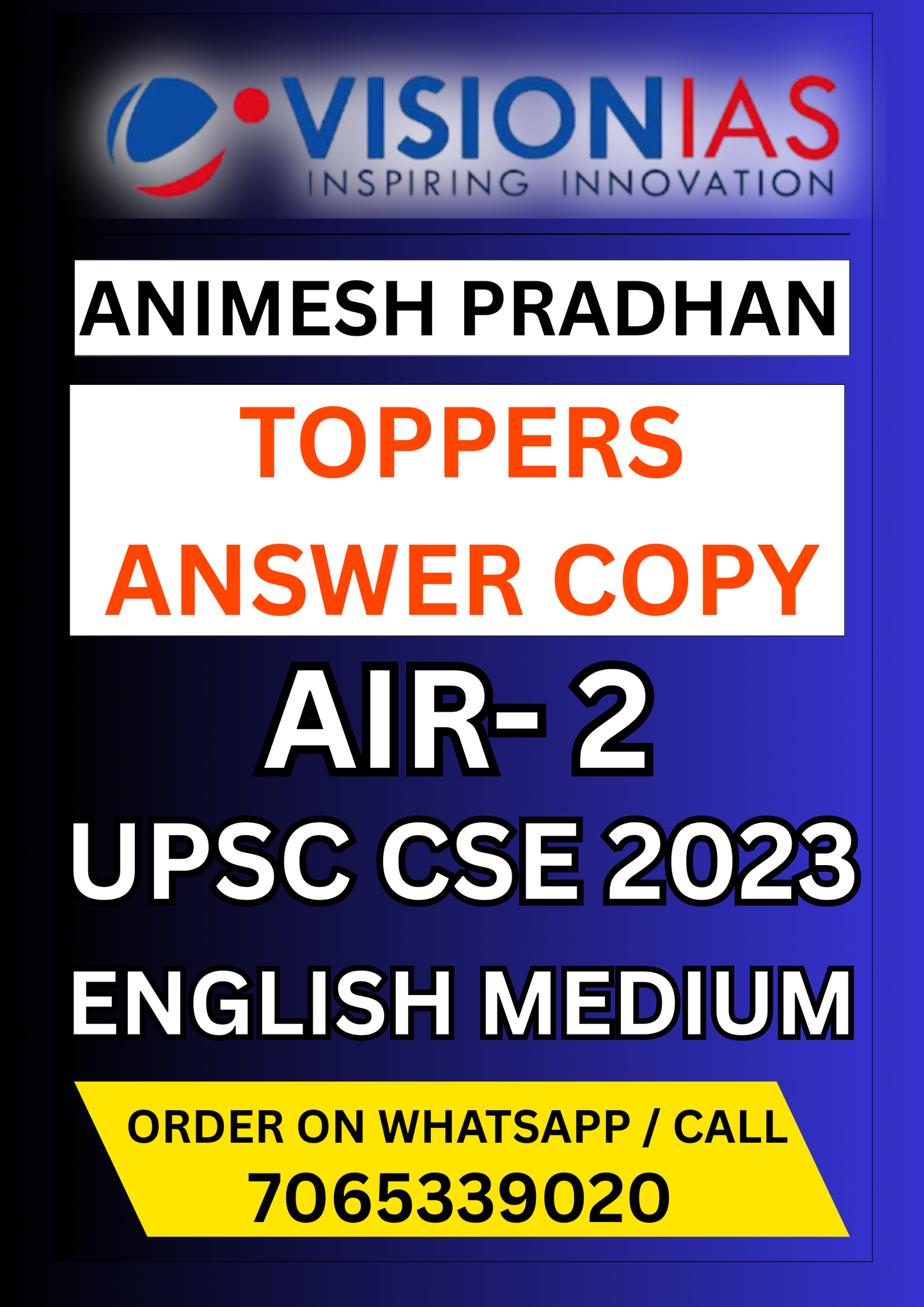 ANIMESH PRADHAN TOPPERS COPY