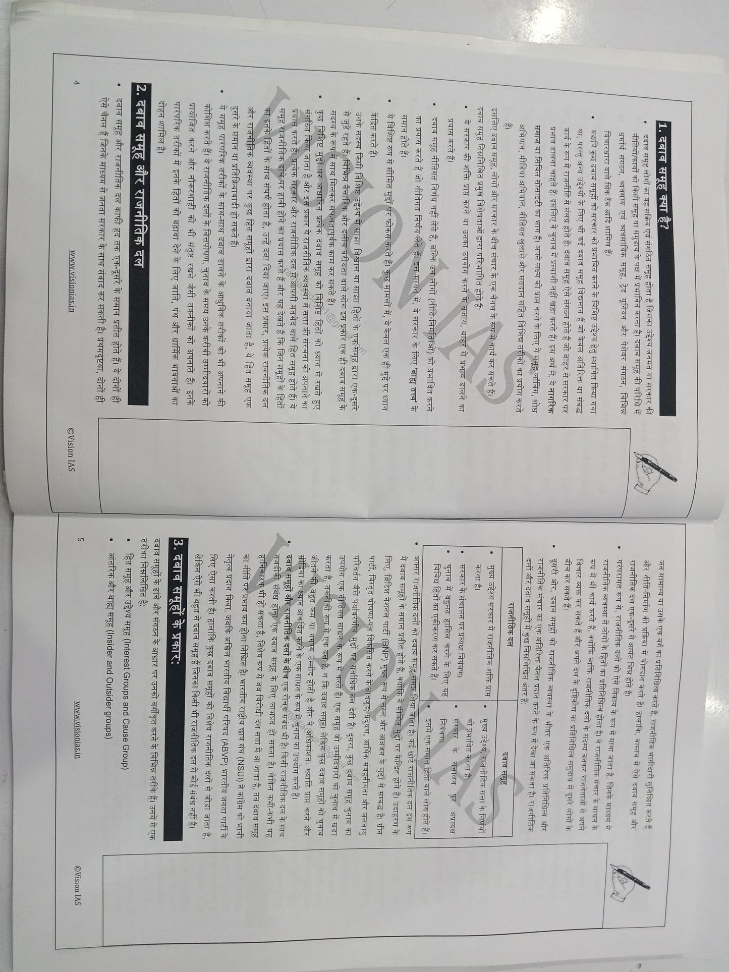 Vision IAS Notes in Hindi 2025-26 | Complete Study Material For UPSC