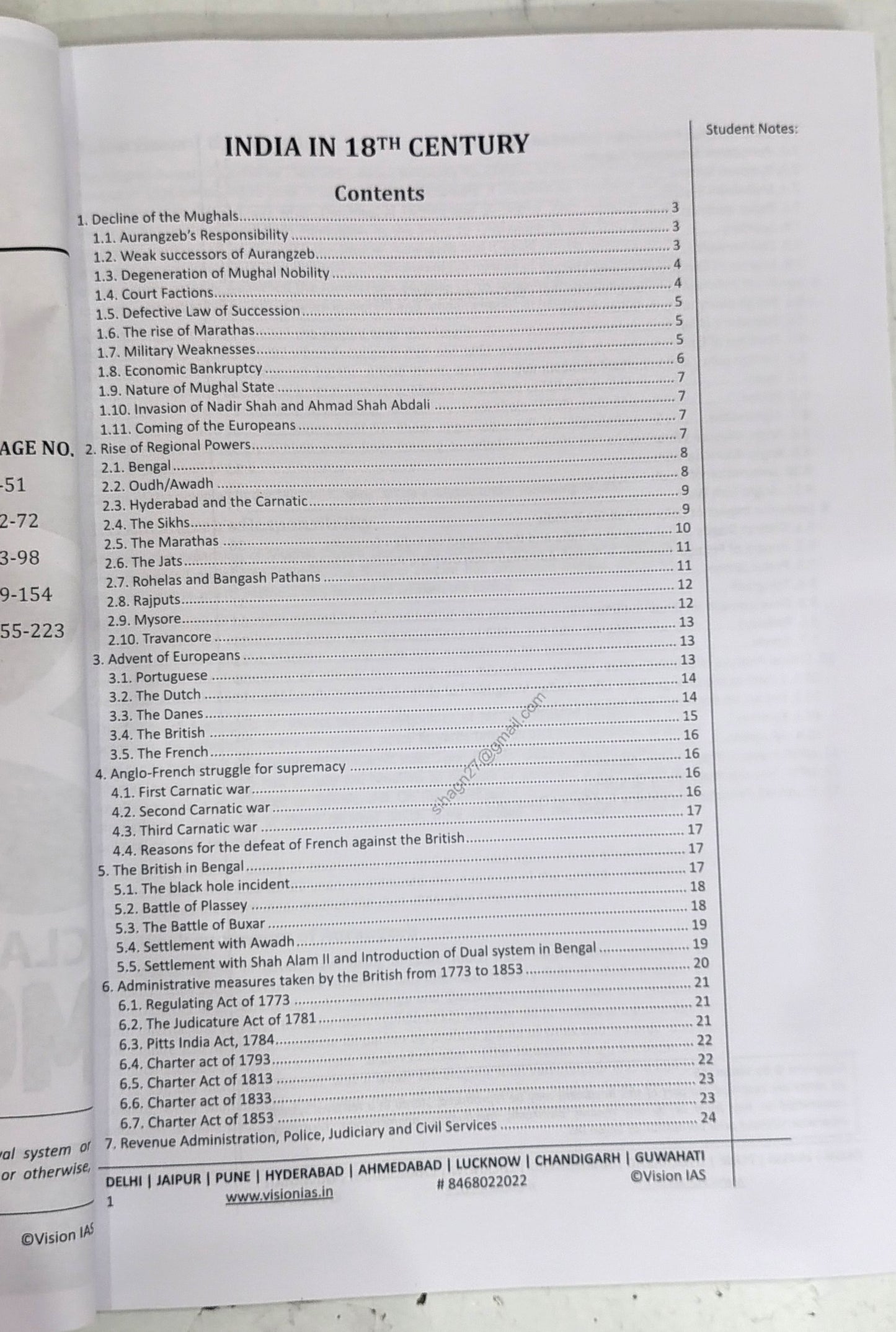 Vision IAS Notes 2025-26 (English) | Complete Study Material For UPSC