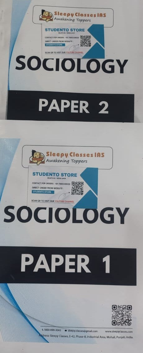 SOCIOLOGY OPTIONAL NOTES