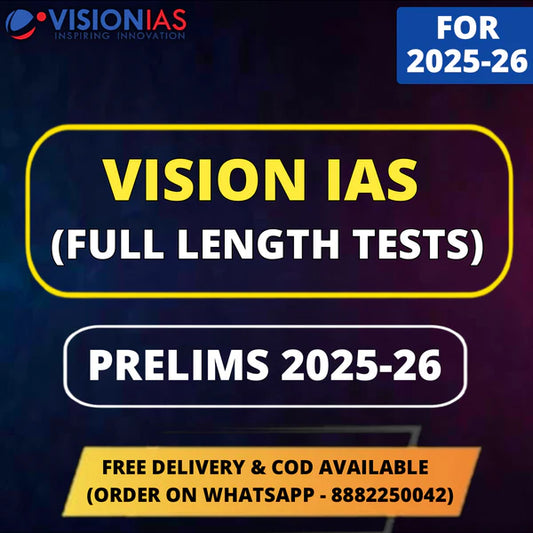 Vision IAS 11 Full Length Tests in English (Test No : 24-34)