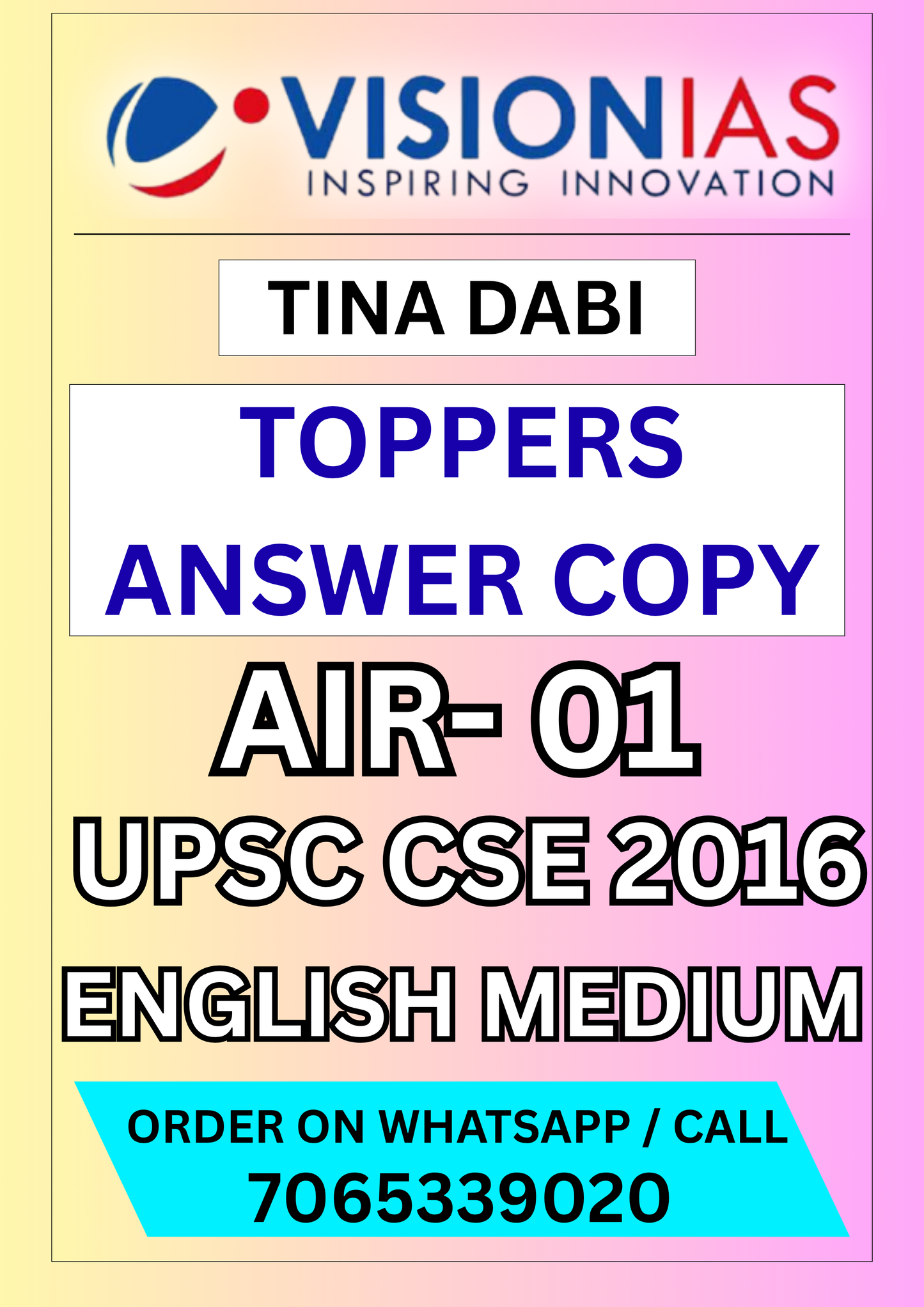 TINA DABI TOPPERS COPY