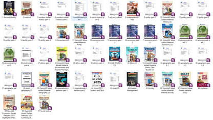 Vision IAS Notes 2025-26 (English) 51 Booklet|Latest Complete Study Material For UPSC (Copy)