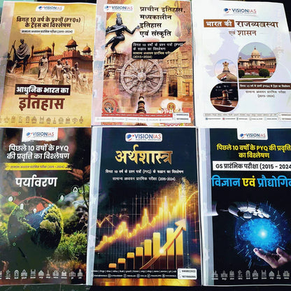 Vision IAS 10 Years Prelims PYQ Trend Analysis (Hindi Medium)
